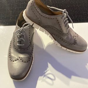 Cole Hahn Zero Grand Wingtip Oxford Size 12 Grey.